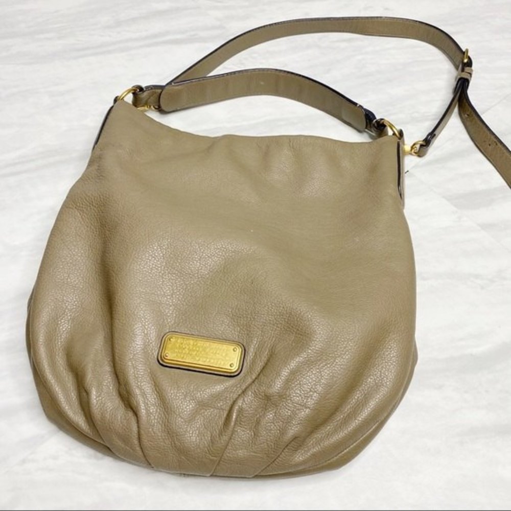 MARC JACOBS Lrg Q Hillier Hobo/Shoulder Leather Purse